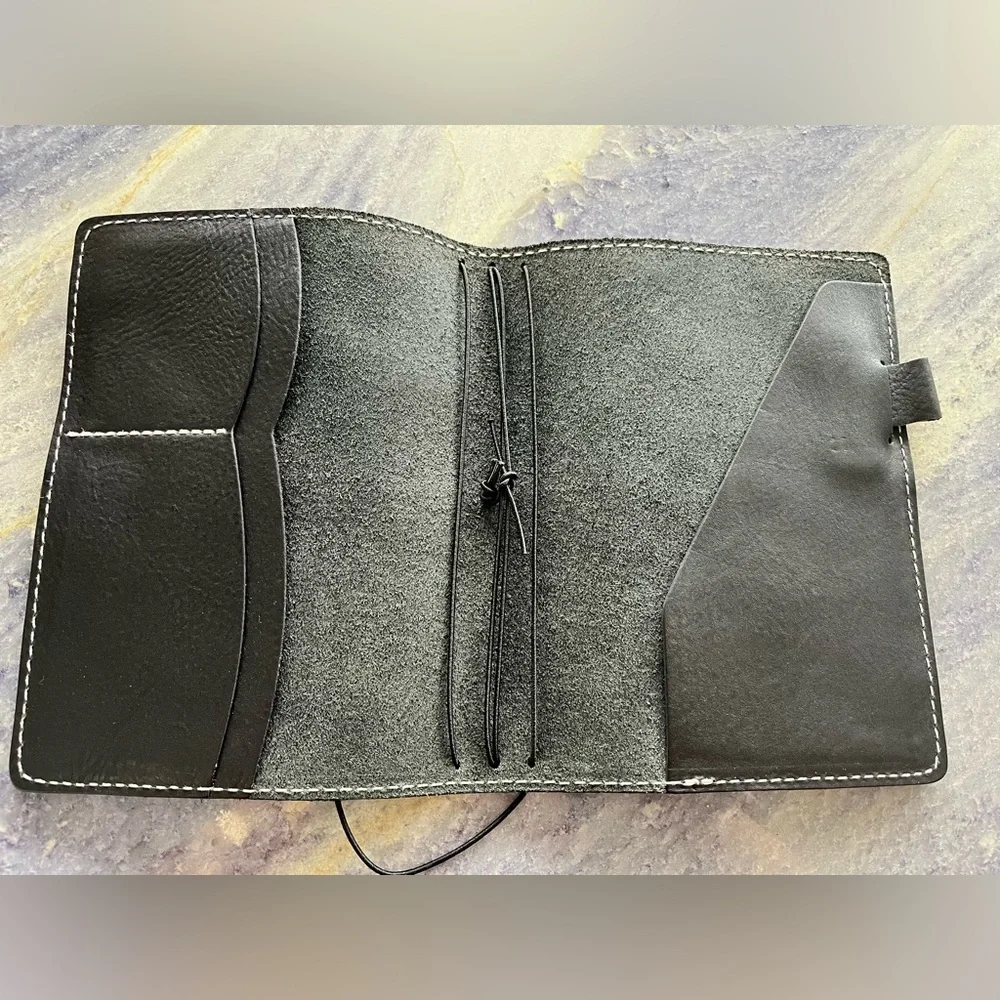 Chic Sparrow Travelers Notebook B6 Creme Black Beauty Heritage TN Planner New